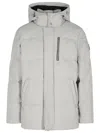 Moose Knuckles 'cloud 3q' Grey Polyester Jacket Men In Gray