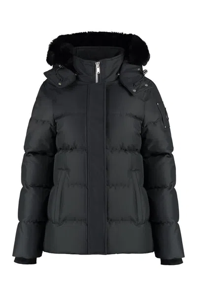 MOOSE KNUCKLES MOOSE KNUCKLES CLOUD 3Q HOODED TECHNO FABRIC DOWN JACKET