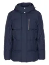 Moose Knuckles Cloud 3q Down Jacket In Blue