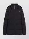 Moose Knuckles Cloud 3q Black Nylon Down Jacket In Black