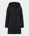 Moose Knuckles Cloud Berland Down Parka With Detachable Hood In Black