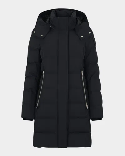 Moose Knuckles Cloud Berland Down Parka With Detachable Hood In Black