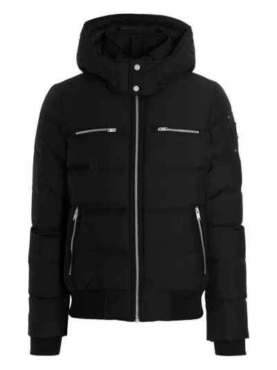 MOOSE KNUCKLES CLOUD BOMBER JACKET WITH DETACHABLE HOOD