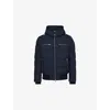 Moose Knuckles Cloud Detachable-hood Shell-down Jacket Navy In Navy