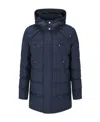 Moose Knuckles Cloud Down-filled Hooded Parka In Black