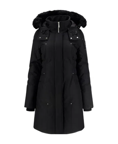 Moose Knuckles Cloud Hooded Parka In Black