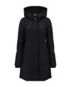 Moose Knuckles Cloud Parka Coat In Black