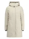 Moose Knuckles Cloud Hooded Parka In Neutral