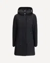 Moose Knuckles Black Recycled Polyester Parka In Black