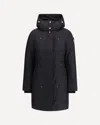 Moose Knuckles Black Recycled Polyester Parka In Black