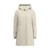Moose Knuckles Cloud Hooded Parka In Neutral