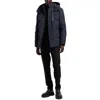 Moose Knuckles Cloud Shearling 3q Jacket In Navy