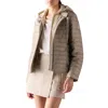 Moose Knuckles Cloud Walker 800 Fill Power Down Jacket In Neutral