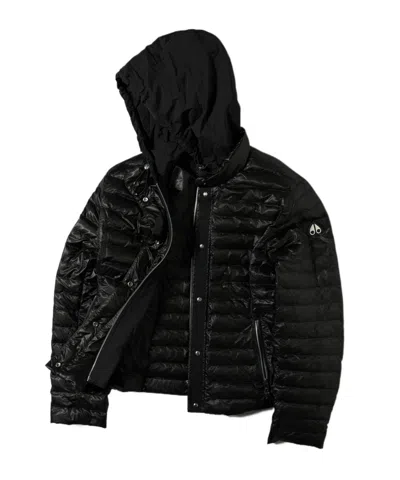 Moose Knuckles Cloud Walker Air Down Jacket In Black