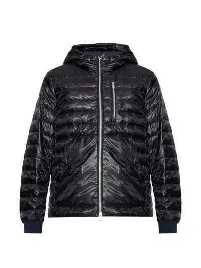 Moose Knuckles Cloud Walker Air Zip-up Padded Jacket In Brown