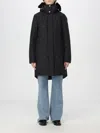 Moose Knuckles Coat  Woman Color Black In Schwarz