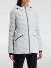 Moose Knuckles Rockcliff Midi Down Jacket In Grau