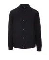 Moose Knuckles 'marble' Black Jacket With Logo Patch On The Sleeve In Viscose Blend Woman In Black