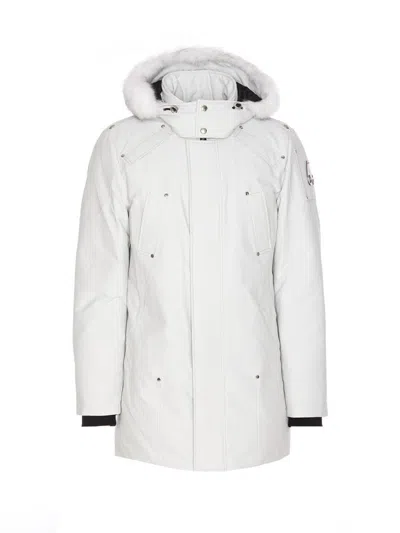 Moose Knuckles Coats In Stone W/nat