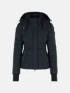 Moose Knuckles Faux-fur Hooded Puffer Jacket In Black