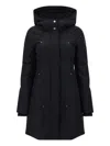 Moose Knuckles Cloud Parka Coat In Black