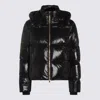 Moose Knuckles Moonstone Hooded Puffer Jacket In Black