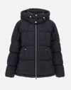 Moose Knuckles Removable-hood Puffer Jacket In Multi