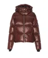 Moose Knuckles Moonstone Nylon Down Jacket In Red