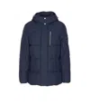 Moose Knuckles Cloud 3q Down Jacket In Blue