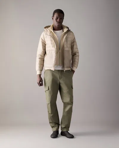 Moose Knuckles Cloud Walker Air Down Hoodie In Brown