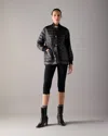 Moose Knuckles Transit Lightweight Down Bomber Jacket In Black