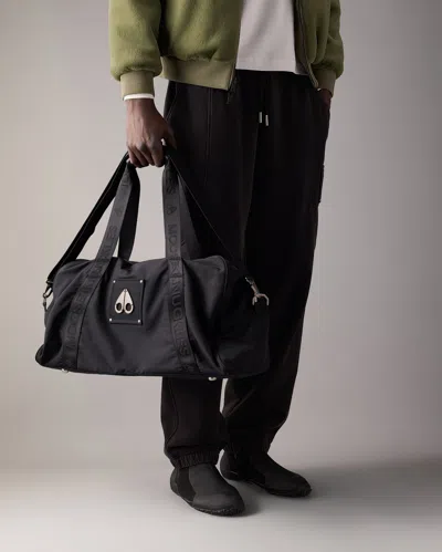 Moose Knuckles Hydro Haul Duffle Bag In Black