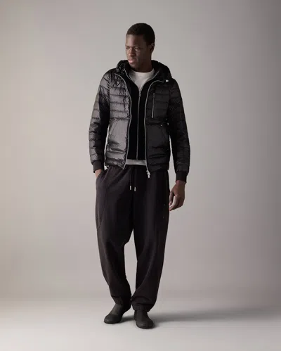 Moose Knuckles Cloud Walker Air Down Hoodie In Black