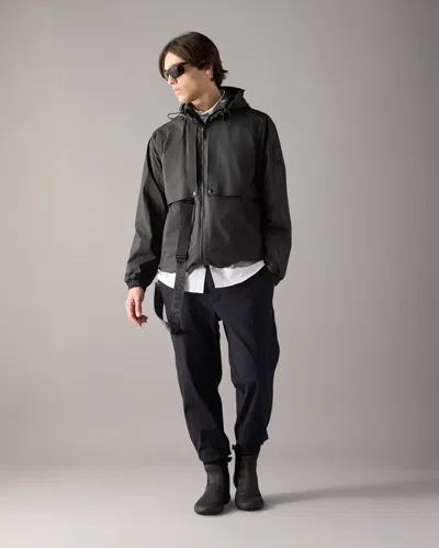 Moose Knuckles Knox Packable Rain Jacket In Black