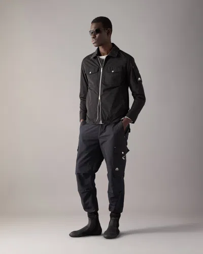 Moose Knuckles Charlesbourg Shirt Jacket In Black