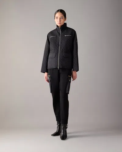 Moose Knuckles Women's Lakeshore Monogram Jacket In Black