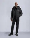 Moose Knuckles Men's Cloud Shearling Bomber Jacket In Black