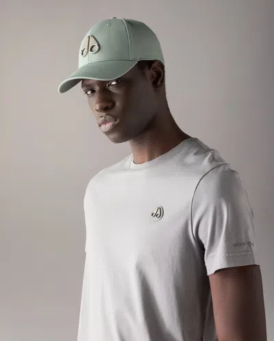 Moose Knuckles Logo Icon Cap In Green