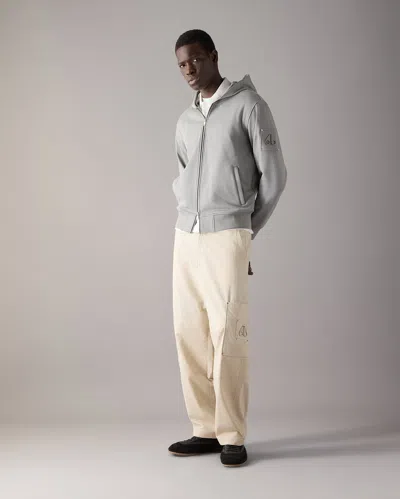 Moose Knuckles Up Hoodie In Gray