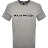 Shop Moose Knuckles Conway T Shirt Grey