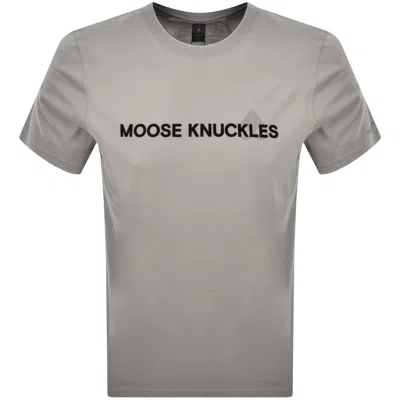 Moose Knuckles Conway T Shirt Grey