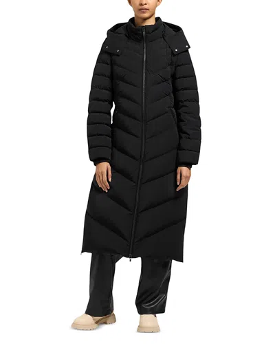 Moose Knuckles Cooper Lake Down Parka In Black/black