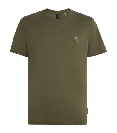 Moose Knuckles Cotton Crescent T-shirt In Green