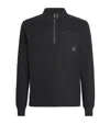 Moose Knuckles Cotton Dalon Polo Shirt In Black
