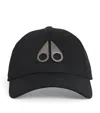 Moose Knuckles Logo Icon Cap Black Nickel In Black