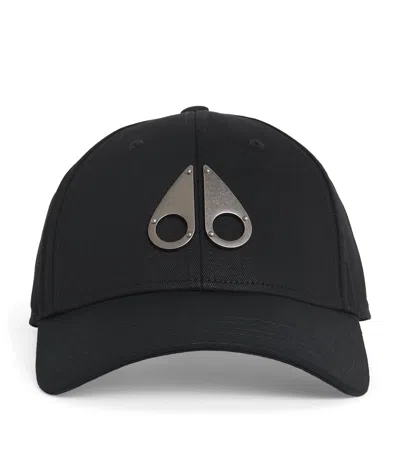 MOOSE KNUCKLES COTTON LOGO BASEBALL CAP