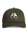 Moose Knuckles Cotton Logo Baseball Cap In Green