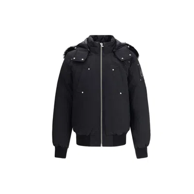 Moose Knuckles Cotton Men's Clothing In Black