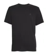 Moose Knuckles Logo-patch T-shirt In Black