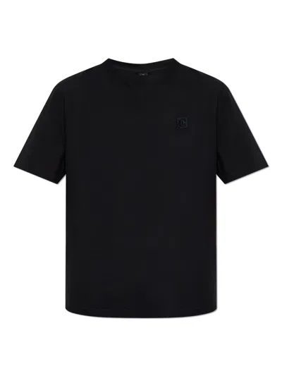 Moose Knuckles Cotton T-shirt In Black